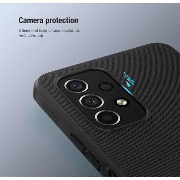 NILLKIN θήκη Super Frosted Shield Pro για Samsung Galaxy A53 5G, μαύρη NILLKIN θήκη Super Frosted Shield Pro για Samsung Galaxy A53 5G, μαύρη