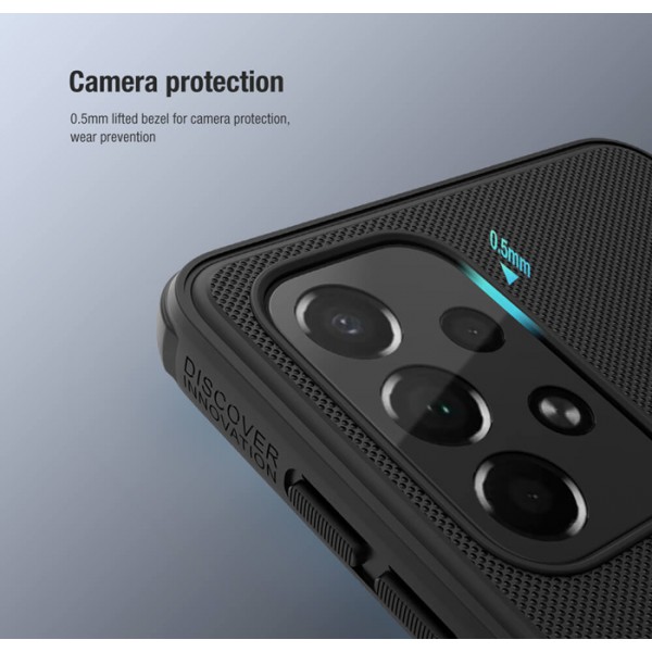 NILLKIN θήκη Super Frosted Shield Pro για Samsung Galaxy A73 5G, μαύρη NILLKIN θήκη Super Frosted Shield Pro για Samsung Galaxy A73 5G, μαύρη