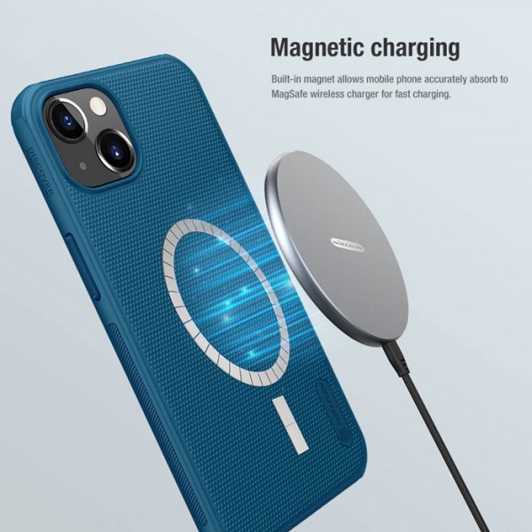 NILLKIN θήκη Super Frosted Shield Pro Magnetic για iPhone 13, μαύρη