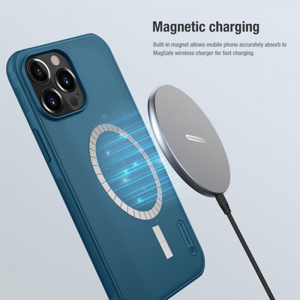 NILLKIN θήκη Super Frosted Shield Pro Magnetic για iPhone 13 Pro, μαύρη NILLKIN θήκη Super Frosted Shield Pro Magnetic για iPhone 13 Pro, μαύρη