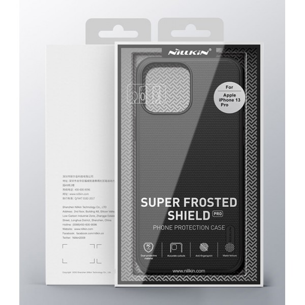NILLKIN θήκη Super Frosted Shield Pro Magnetic για iPhone 13 Pro, μαύρη NILLKIN θήκη Super Frosted Shield Pro Magnetic για iPhone 13 Pro, μαύρη