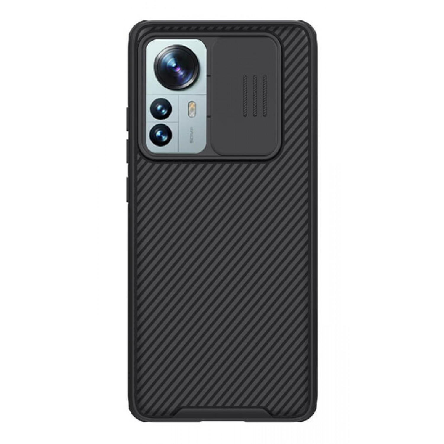 NILLKIN θήκη CamShield Pro για Xiaomi 12 Pro, μαύρη NILLKIN θήκη CamShield Pro για Xiaomi 12 Pro, μαύρη