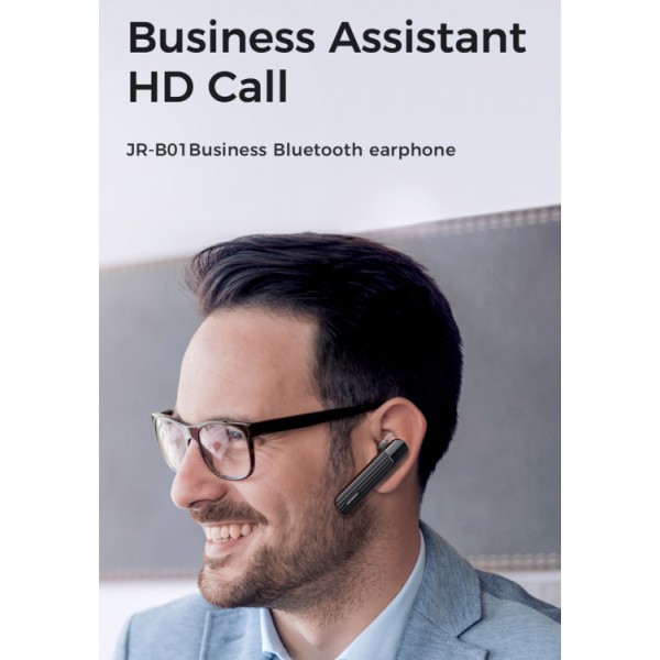 JOYROOM Bluetooth μονό earphone JR-B01, BT 5.0, μαύρο