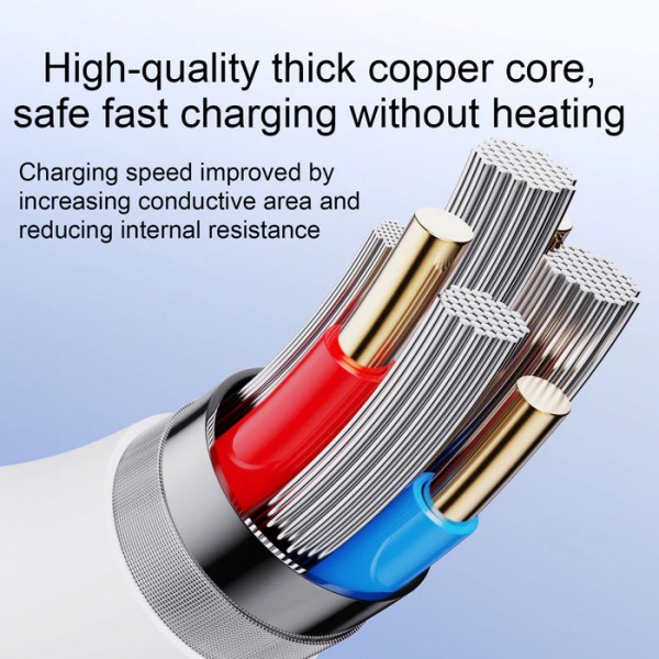 JOYROOM καλώδιο USB σε Micro USB S-1030M12, 3A, 1m, μαύρο JOYROOM καλώδιο USB σε Micro USB S-1030M12, 3A, 1m, μαύρο