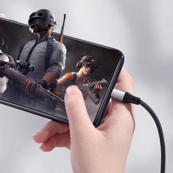 JOYROOM καλώδιο USB σε USB-C S-1030N1, 3A, 1m, μαύρο JOYROOM καλώδιο USB σε USB-C S-1030N1, 3A, 1m, μαύρο