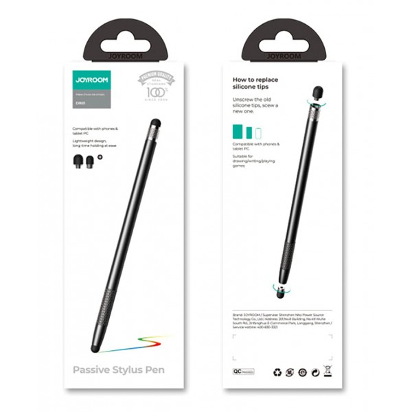 JOYROOM passive στυλό αφής JR-DR01 για smartphone & tablet, μαύρο