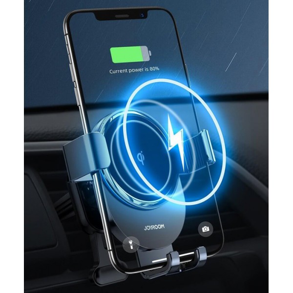 JOYROOM ασύρματος φορτιστής & βάση αυτοκινήτου JR-ZS212-AO, 15W, γκρι JOYROOM ασύρματος φορτιστής & βάση αυτοκινήτου JR-ZS212-AO, 15W, γκρι
