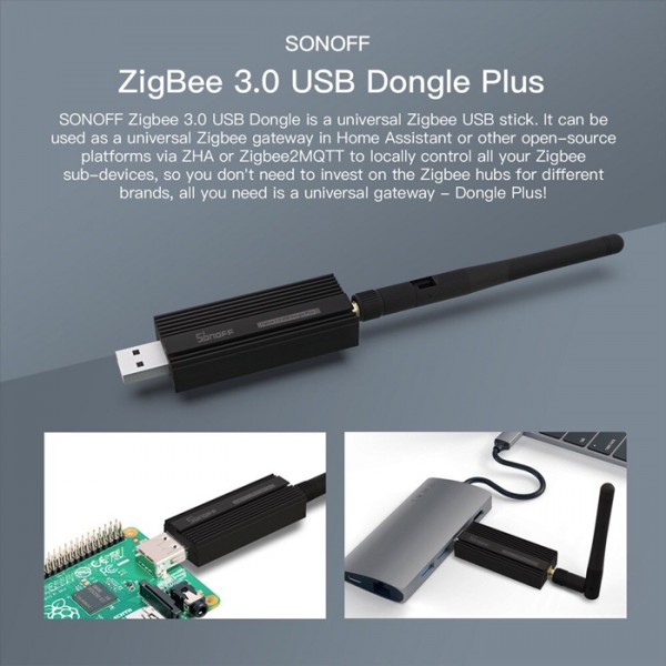 SONOFF USB Dongle Plus ZBDONGLE-P, Zigbee 3.0 SONOFF USB Dongle Plus ZBDONGLE-P, Zigbee 3.0