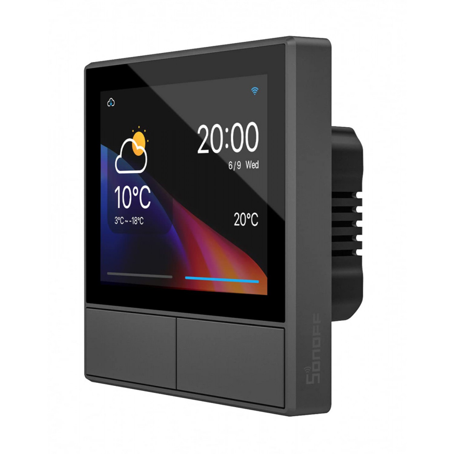 SONOFF smart panel ελέγχου NSPanel με οθόνη αφής, 2-gang, Wi-Fi, γκρι SONOFF smart panel ελέγχου NSPanel με οθόνη αφής, 2-gang, Wi-Fi, γκρι