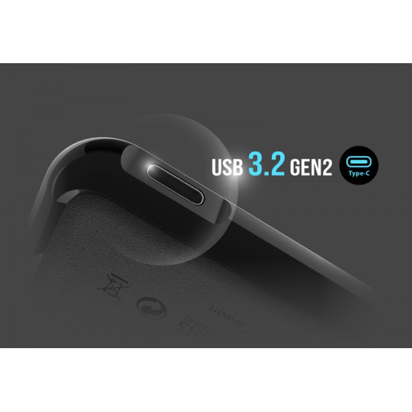 SILICON POWER εξωτερικός SSD PC60, 240GB, USB 3.2, 540-500MB/s, μαύρος SILICON POWER εξωτερικός SSD PC60, 240GB, USB 3.2, 540-500MB/s, μαύρος