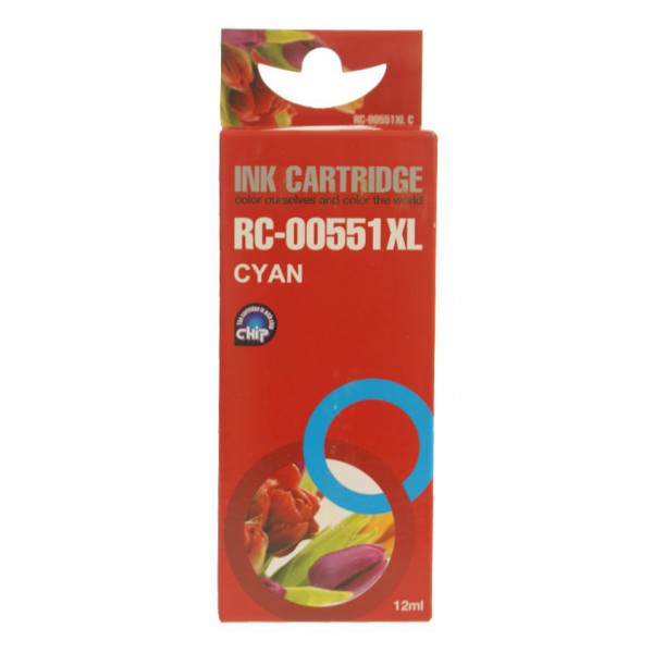 Συμβατό InkJet για Canon CLI-551, 12ml, Cyan