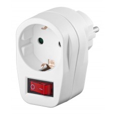 GOOBAY αντάπτορας ρεύματος 68906, schuko, 16A, λευκός