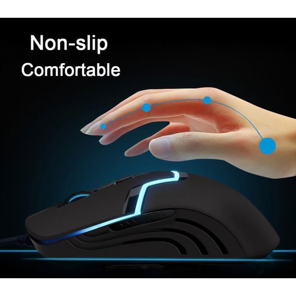 ROAR ενσύρματο gaming ποντίκι RR-0006, oπτικό, 1600DPI, 4 πλήκτρα, μαύρο ROAR ενσύρματο gaming ποντίκι RR-0006, oπτικό, 1600DPI, 4 πλήκτρα, μαύρο