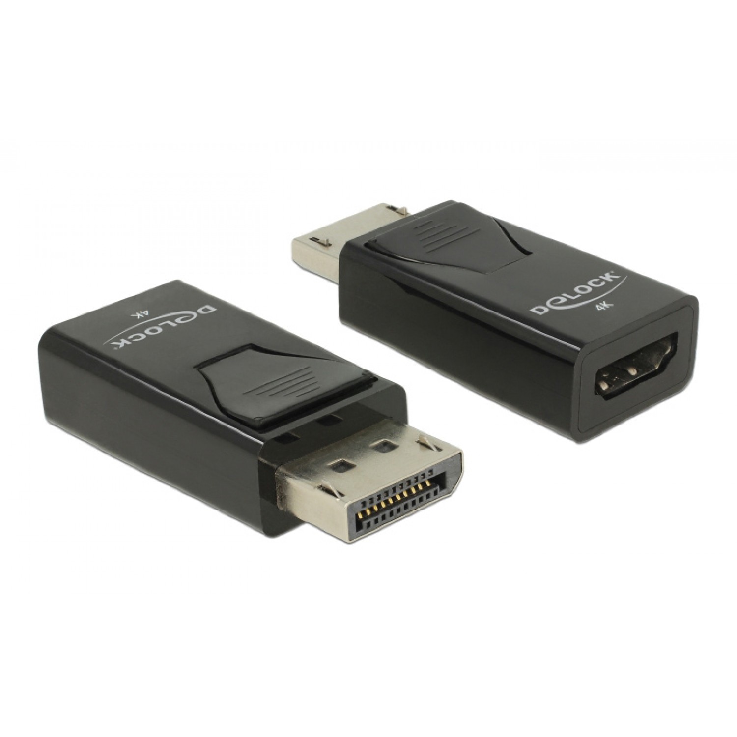 DELOCK αντάπτορας DisplayPort 1.2 σε HDMI 65865, 4K, Passive, μαύρος