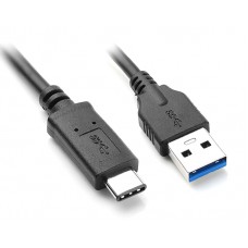 POWERTECH καλώδιο USB 3.0 σε USB-C CAB-UC013, 1m, μαύρο