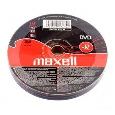 MAXELL DVD-R 4.7GB/120min, 16x speed, spindle pack 10τμχ