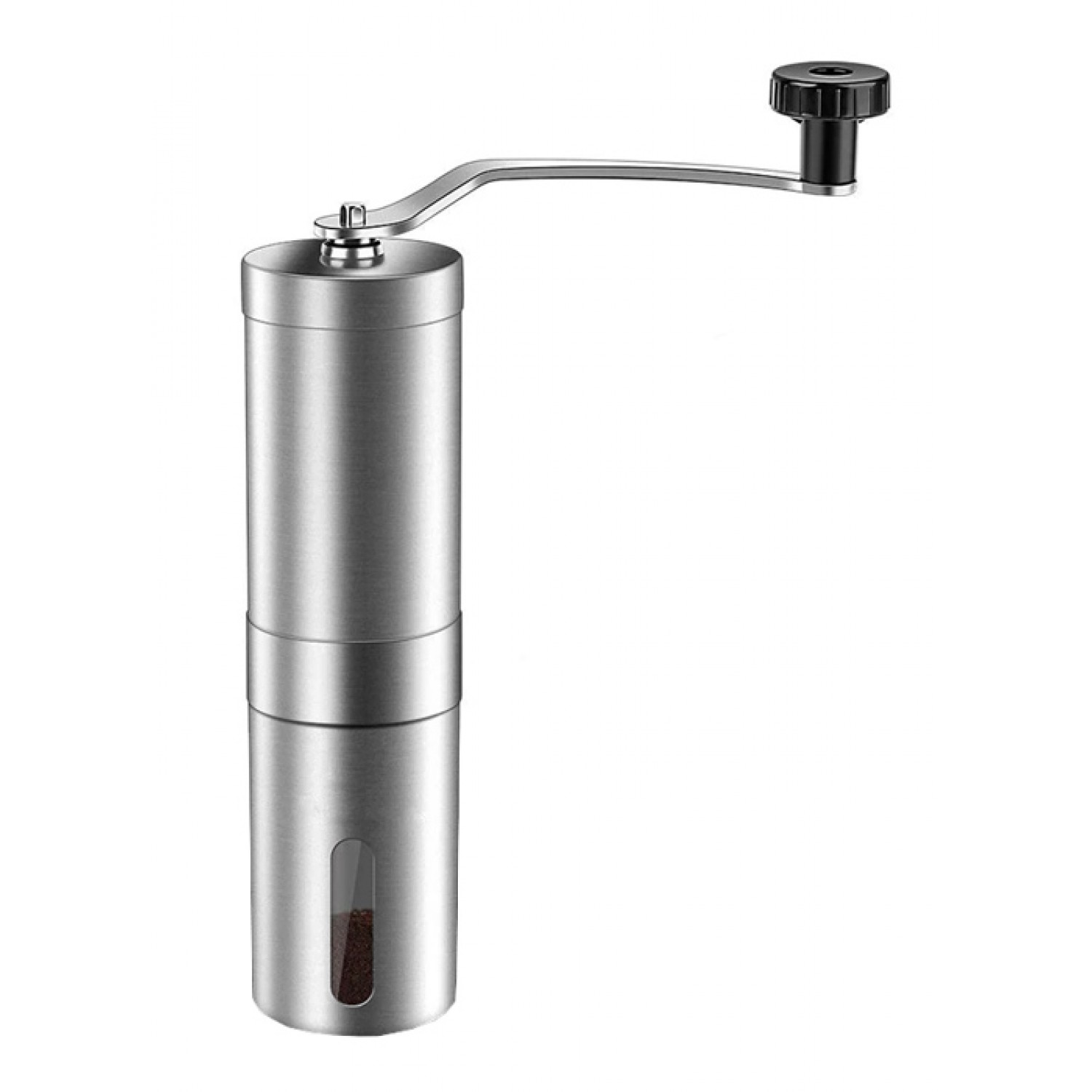 Χειροκίνητος μύλος κοπής καφέ espresso AG55B, ανοξείδωτος, ασημί