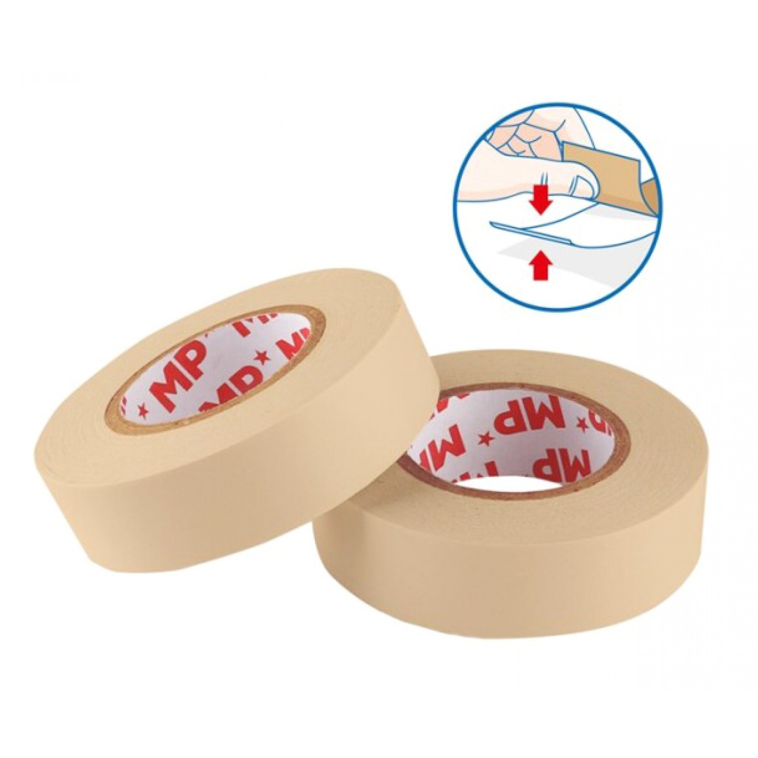 MP κολλητική ταινία διπλής όψεως PA512-02, 19mm, 15m, μπεζ, 2τμχ MP κολλητική ταινία διπλής όψεως PA512-02, 19mm, 15m, μπεζ, 2τμχ