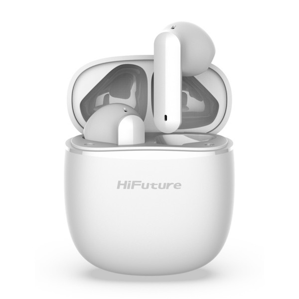 HIFUTURE earphones με θήκη φόρτισης ColorBuds, True Wireless, λευκά HIFUTURE earphones με θήκη φόρτισης ColorBuds, True Wireless, λευκά