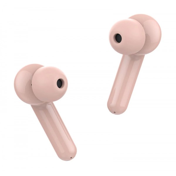 HIFUTURE earphones με θήκη φόρτισης FlyBuds Pro, True Wireless, ροζ