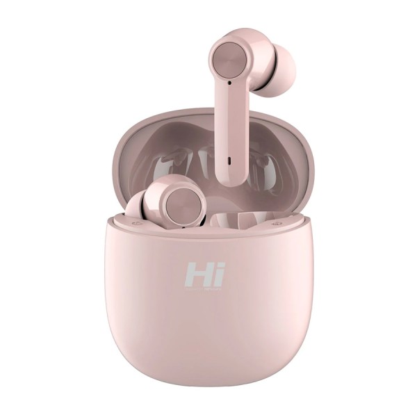 HIFUTURE earphones με θήκη φόρτισης FlyBuds Pro, True Wireless, ροζ