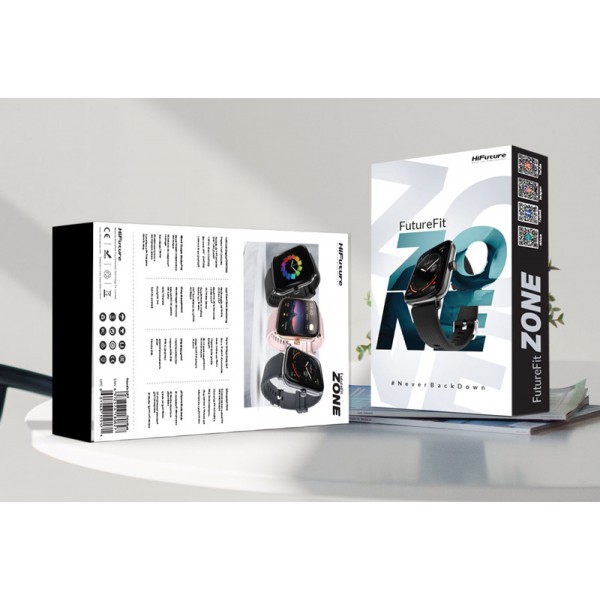 HIFUTURE smartwatch FutureFit Zone, 1.69", IP68, heart rate, μαύρο HIFUTURE smartwatch FutureFit Zone, 1.69", IP68, heart rate, μαύρο