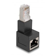 DELOCK αντάπτορας RJ45 Cat.6A 87862, αρσενικό σε θηλυκό, 90° downwards