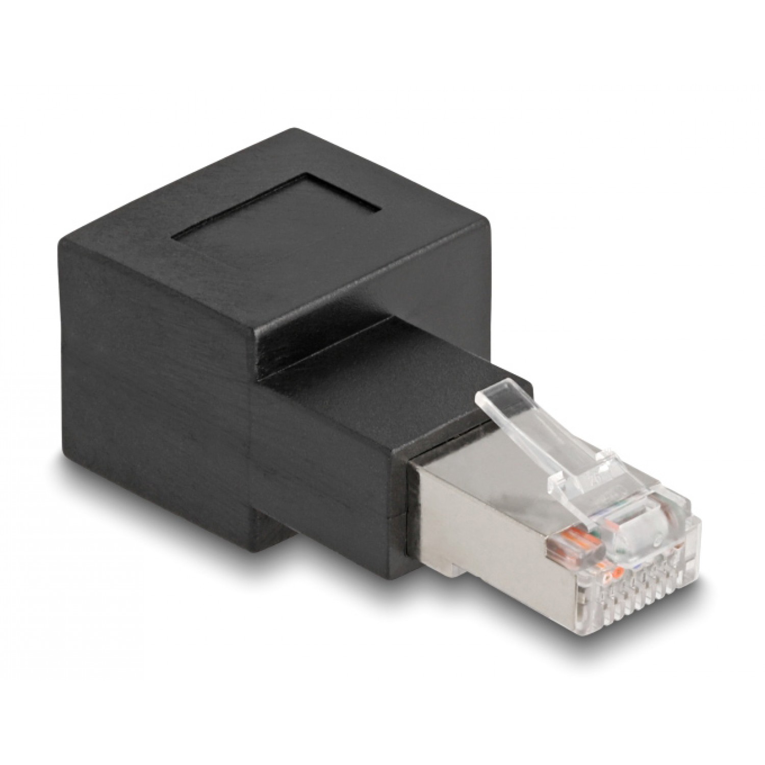 DELOCK αντάπτορας RJ45 Cat.6A 87864, αρσενικό σε θηλυκό, 90° right