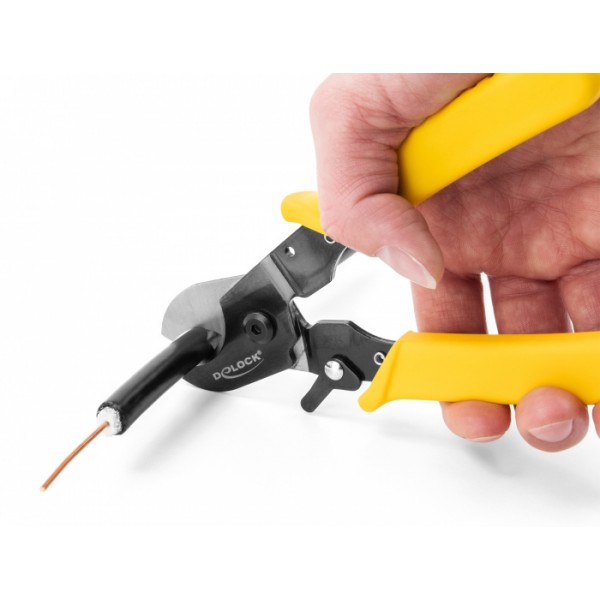 DELOCK κόφτης καλωδίων 90575 με εργονομική λαβή, 10.5mm, AWG 8 DELOCK κόφτης καλωδίων 90575 με εργονομική λαβή, 10.5mm, AWG 8