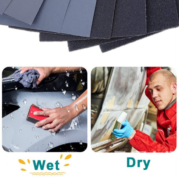 PROLINE σετ γυαλόχαρτο 49111, αδιάβροχο, 280 x 230mm, P400, 50τμχ