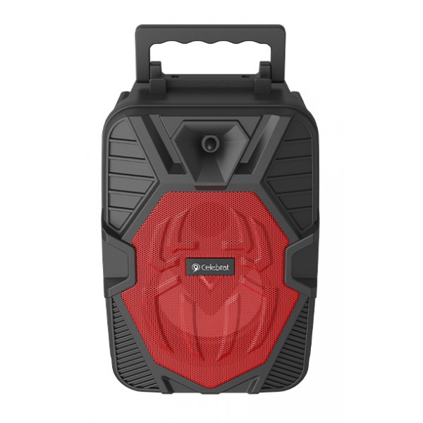 CELEBRAT φορητό ηχείο OS-06 με μικρόφωνο, 5W 1200mAh, Bluetooth, κόκκινο CELEBRAT φορητό ηχείο OS-06 με μικρόφωνο, 5W 1200mAh, Bluetooth, κόκκινο