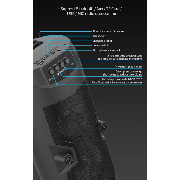 CELEBRAT φορητό ηχείο OS-09, μικρόφωνο, 10W, 1200mAh, Bluetooth, κόκκινο CELEBRAT φορητό ηχείο OS-09, μικρόφωνο, 10W, 1200mAh, Bluetooth, κόκκινο