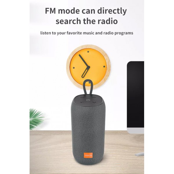 YISON φορητό ηχείο WS-11, 4.8W, FM, Bluetooth 5.0, 1200mAh, κόκκινο YISON φορητό ηχείο WS-11, 4.8W, FM, Bluetooth 5.0, 1200mAh, κόκκινο