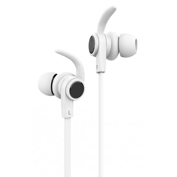 YISON Earphones με μικρόφωνο CX300, on/off, 1.2m, με μαγνήτη, λευκά
