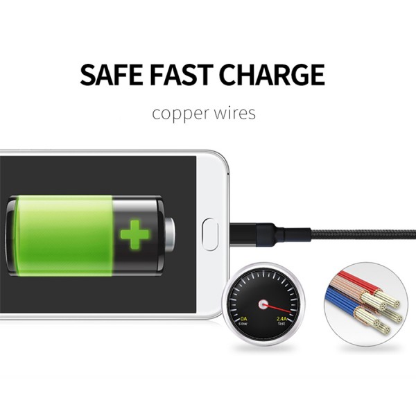 POWERTECH Καλώδιο USB σε Micro USB eco round PTR-0080, copper, 1m, μαύρο POWERTECH Καλώδιο USB σε Micro USB eco round PTR-0080, copper, 1m, μαύρο