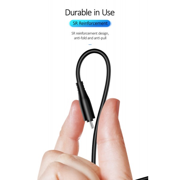 USAMS καλώδιο USB-C σε USB US-SJ267, 2A, 1m, μαύρο USAMS καλώδιο USB-C σε USB US-SJ267, 2A, 1m, μαύρο