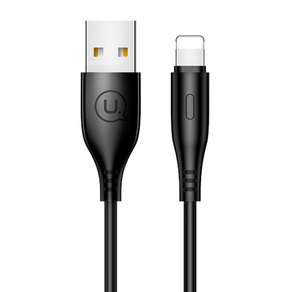 USAMS καλώδιο Lightning σε USB US-SJ266, 2A, 1m, μαύρο USAMS καλώδιο Lightning σε USB US-SJ266, 2A, 1m, μαύρο