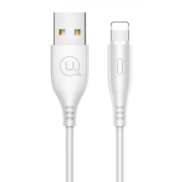 USAMS καλώδιο Lightning σε USB US-SJ266, 2A, 1m, λευκό USAMS καλώδιο Lightning σε USB US-SJ266, 2A, 1m, λευκό