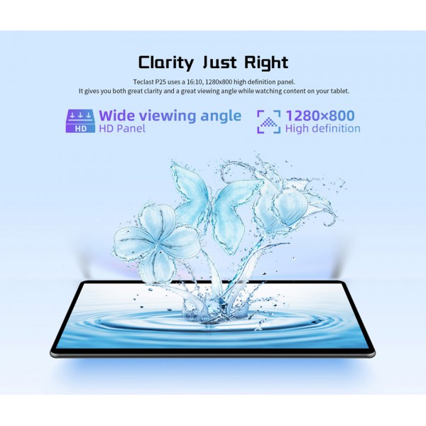 TECLAST tablet P25, 10.1" HD, 2/32GB, Android 11 Go, γκρι TECLAST tablet P25, 10.1" HD, 2/32GB, Android 11 Go, γκρι