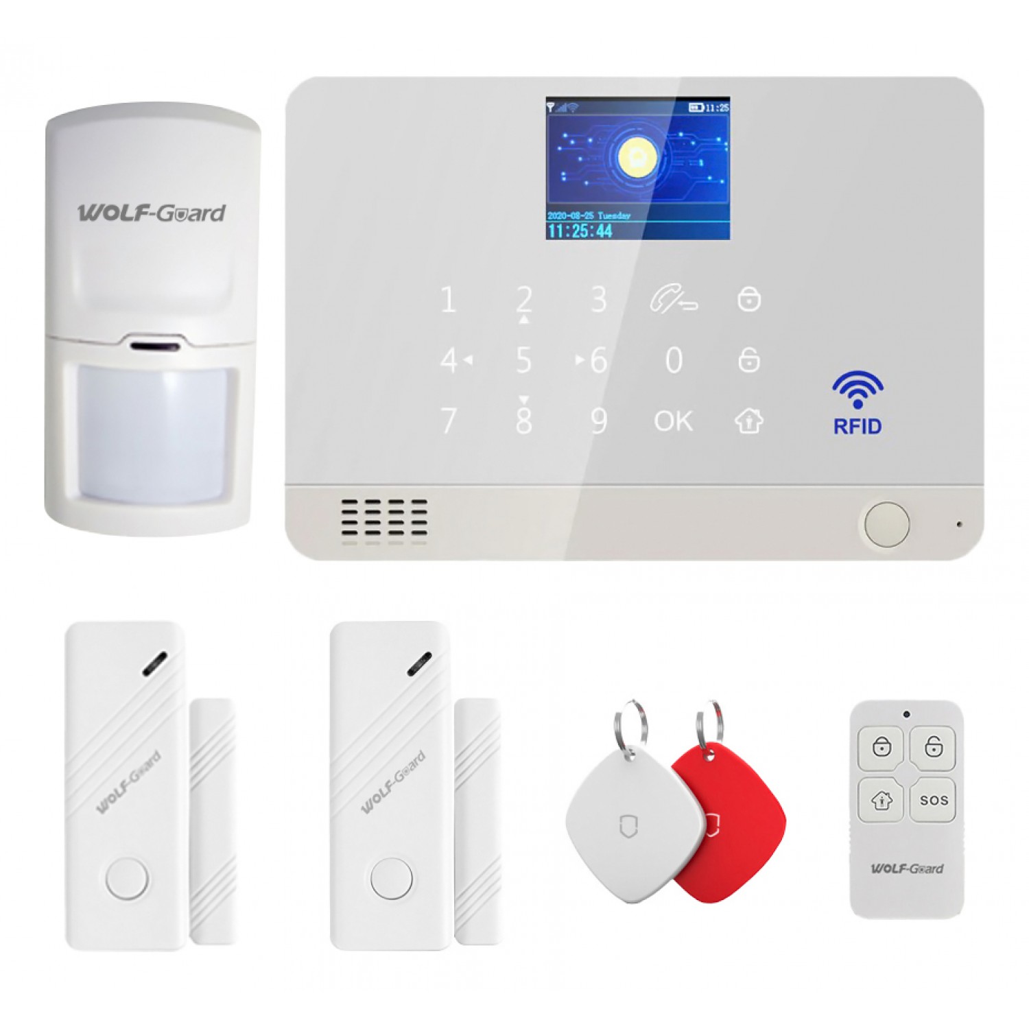 WOLF GUARD ασύρματο σύστημα συναγερμού WM2T, GSM, Wi-Fi WOLF GUARD ασύρματο σύστημα συναγερμού WM2T, GSM, Wi-Fi