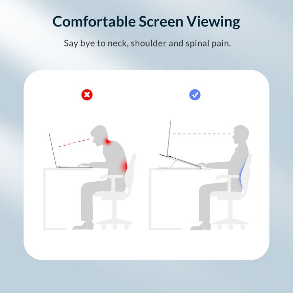 ORICO βάση για laptop & tablet PFB-A24, 11-17", πλαστική, μαύρη