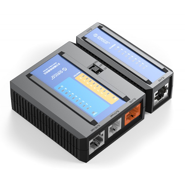 ORICO tester καλωδίων TXJ004, δικτύου 4P/8P & τηλεφώνου 2P/4P/6P ORICO tester καλωδίων TXJ004, δικτύου 4P/8P & τηλεφώνου 2P/4P/6P