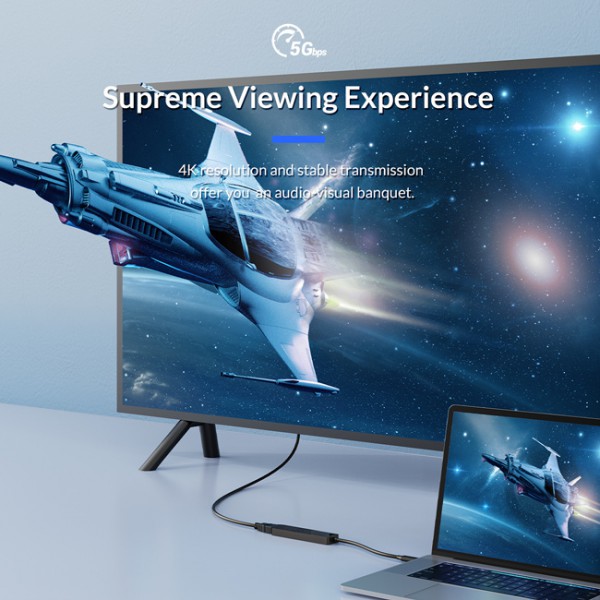 ORICO docking station MDK-5P, 5 θυρών, USB-C σύνδεση, 4K, μαύρο ORICO docking station MDK-5P, 5 θυρών, USB-C σύνδεση, 4K, μαύρο