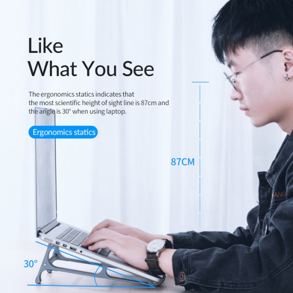 ORICO βάση για laptop & tablet MA15, 11-17.4", μεταλλική, γκρι