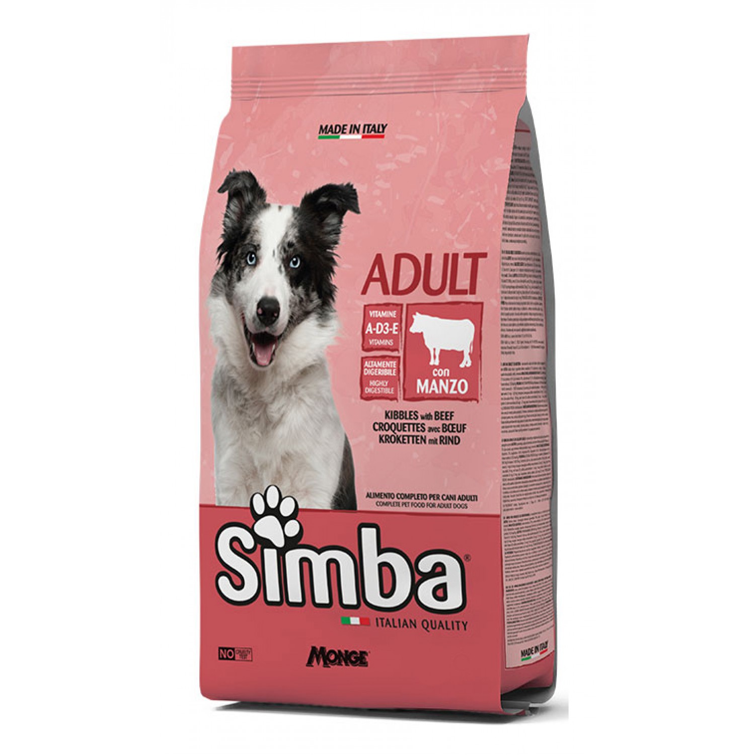 SIMBA κροκέτες για σκύλους με μοσχάρι, 20kg SIMBA κροκέτες για σκύλους με μοσχάρι, 20kg