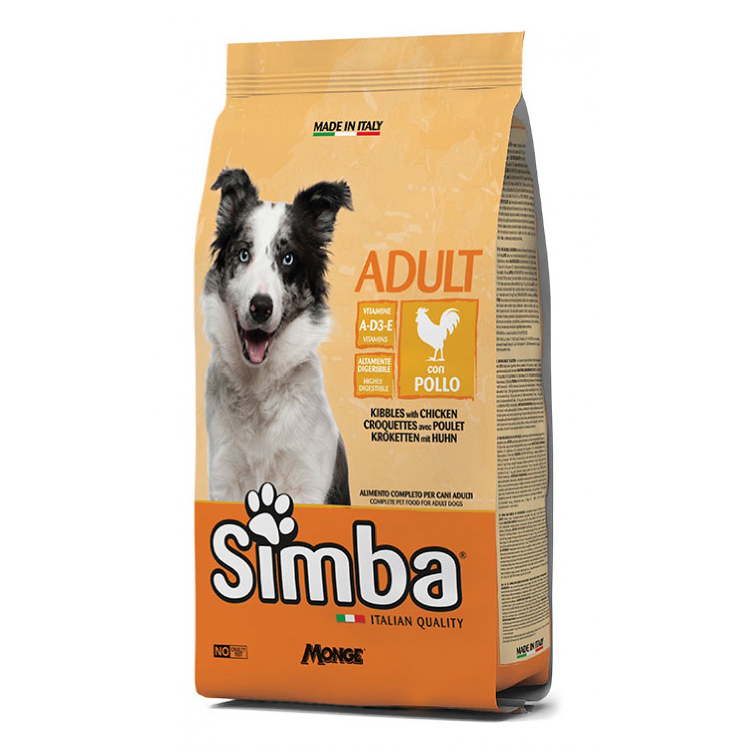 SIMBA κροκέτες για σκύλους με κοτόπουλο, 20kg SIMBA κροκέτες για σκύλους με κοτόπουλο, 20kg