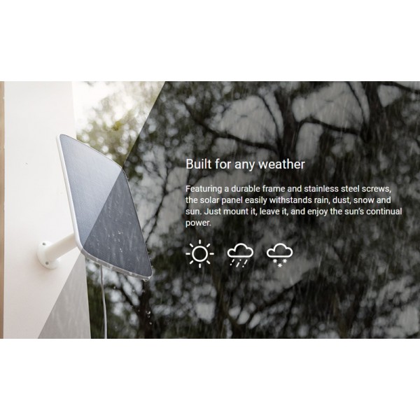 EZVIZ ηλιακό πάνελ CS-CMT-SP-D για κάμερες με μπαταρία, 4.2W, αδιάβροχο EZVIZ ηλιακό πάνελ CS-CMT-SP-D για κάμερες με μπαταρία, 4.2W, αδιάβροχο