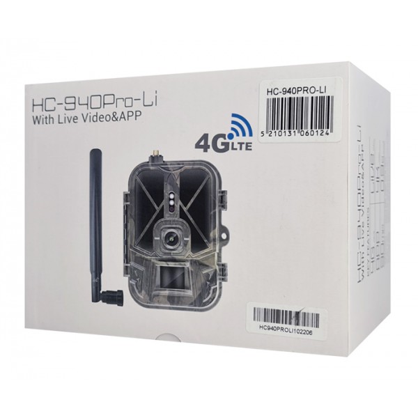 SUNTEK κάμερα για κυνηγούς HC-940PRO-LI, PIR, 4G, 30MP, 4K, IP65 SUNTEK κάμερα για κυνηγούς HC-940PRO-LI, PIR, 4G, 30MP, 4K, IP65