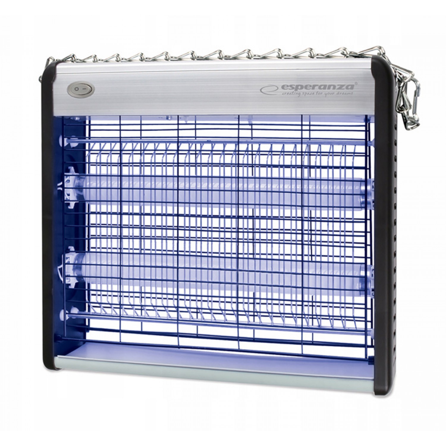 ESPERANZA εντομοπαγίδα EHQ003 με 2x λάμπες UV-A, 12W ESPERANZA εντομοπαγίδα EHQ003 με 2x λάμπες UV-A, 12W