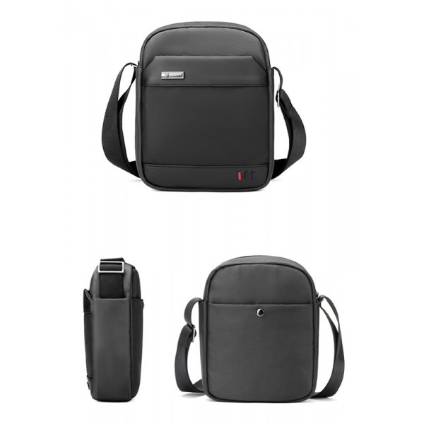 ARCTIC HUNTER τσάντα ώμου K00065 με θήκη tablet, αδιάβροχη, 3L, γκρι